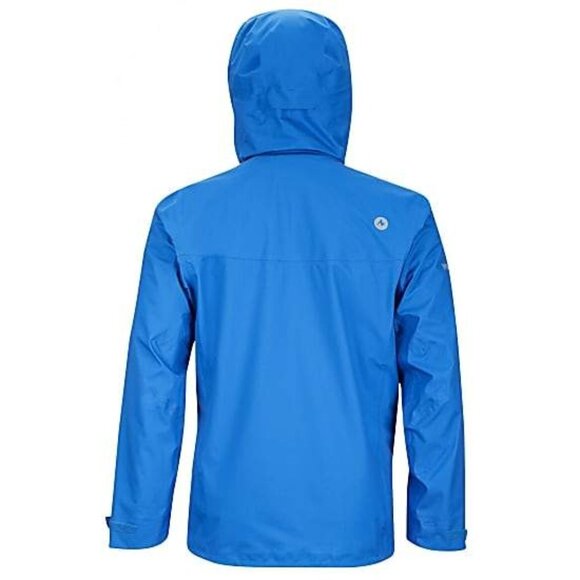 Marmot Red Star Rain Jacket Blue Size L adjustable hood NWT - Picture 7 of 9
